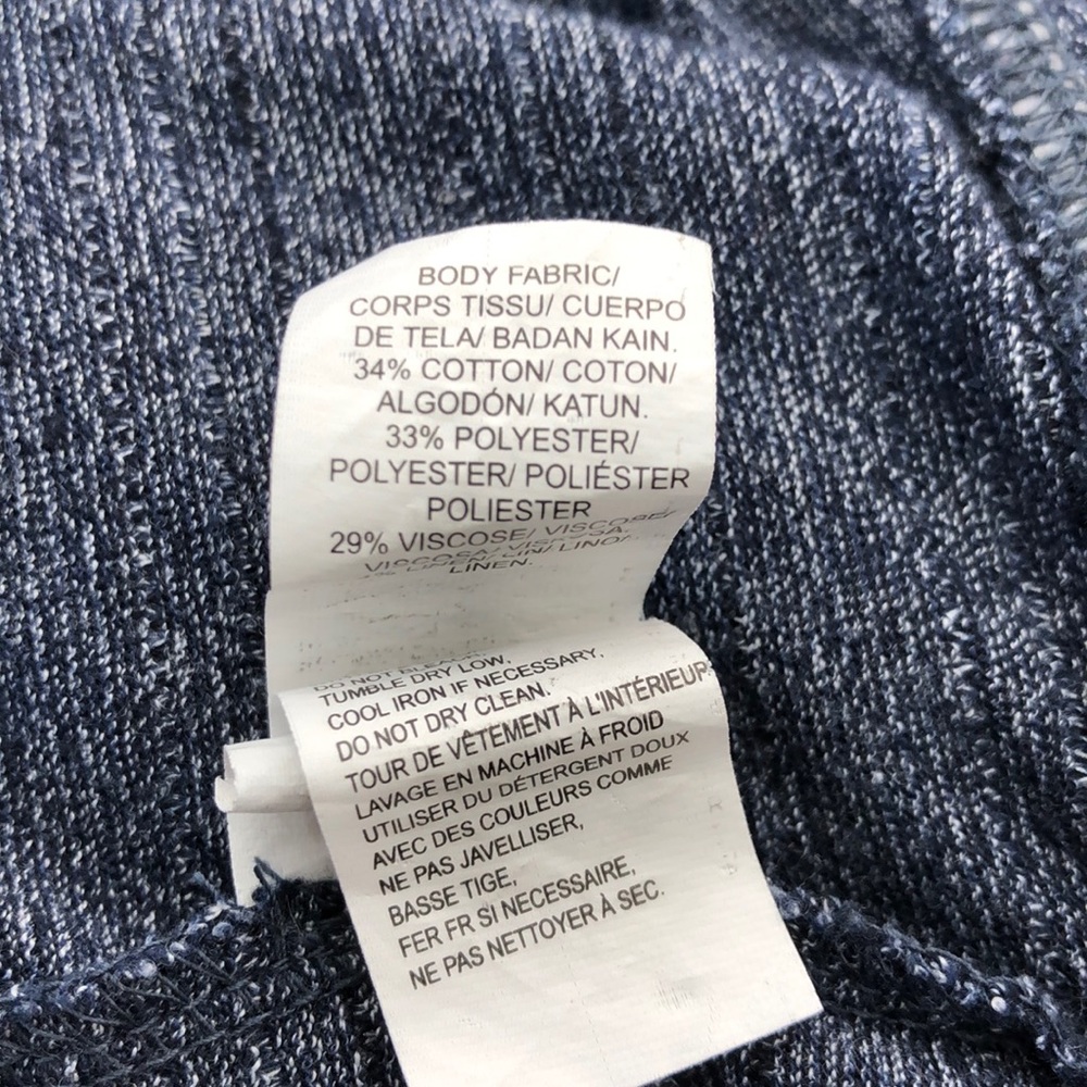 Lucky Brand Blue Button Front Flutter Sleeve Top - image 8